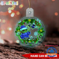 NFL Baltimore Ravens Special Baby Yoda SW Movies Christmas Circle Led Acrylic Ornament