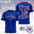 NFL Buffalo Bills 4th of July Happy Independence Day 1776 3D Shirt
