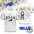 NFL Buffalo Bills Autism Awareness Accept Understand Love All Over Print Shirt