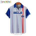 NFL Buffalo Bills Classic Retro Mascot Line Summer Beach Hawaiian Shirt