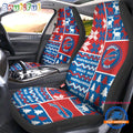 NFL Buffalo Bills Design Christmas Car Seat Covers, Football Xmas Car Decor