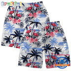 NFL Buffalo Bills Football Team Logo Pattern Flamingo Hibiscus Summer Hawaiian Shirt And Beach Short