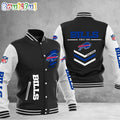 NFL Buffalo Bills Football Team Personalized Varsity Baseball Jacket