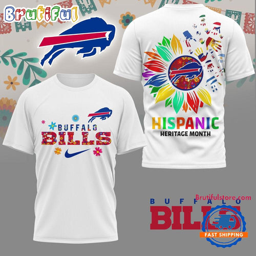 NFL Buffalo Bills Hispanic Heritage Month Unisex 3D Shirt