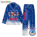 NFL Buffalo Bills Just A Woman Who Loves Bills For Special Football Team Winter Season Satin Pajamas Set