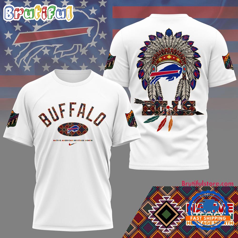 NFL Buffalo Bills Native American Heritage Month New 3D Shirt