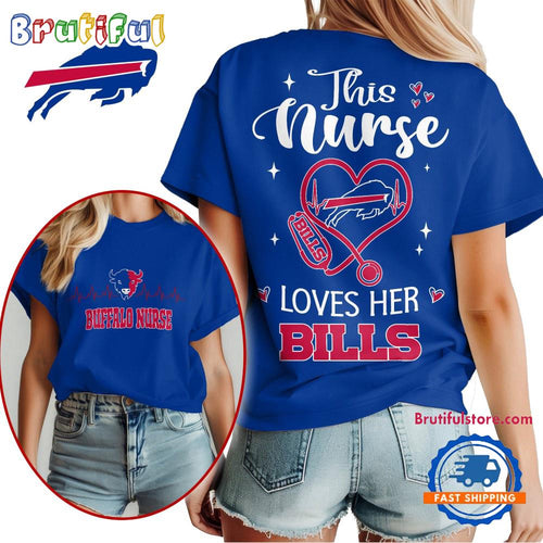 NFL Buffalo Bills Nurse Appreciation Month Limited Edition Vintage T Shirt