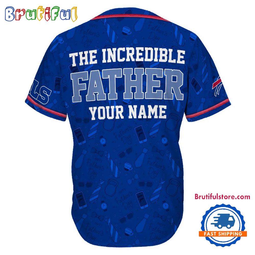 NFL Buffalo Bills The Increadible Father Baseball Jersey