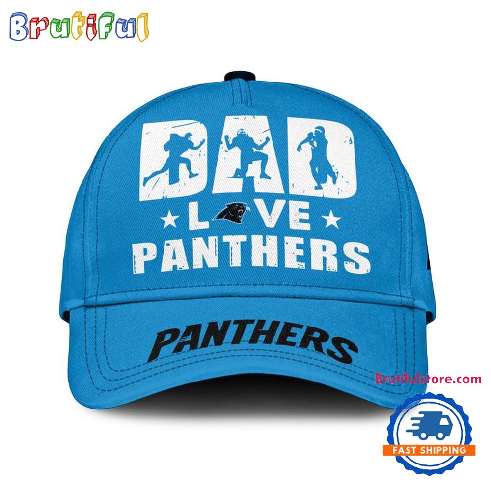 NFL Carolina Panthers Dad Love Best Father’s Day Baseball Cap