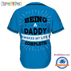 NFL Carolina Panthers Football Being A Daddy Father’s Day Baseball Jersey
