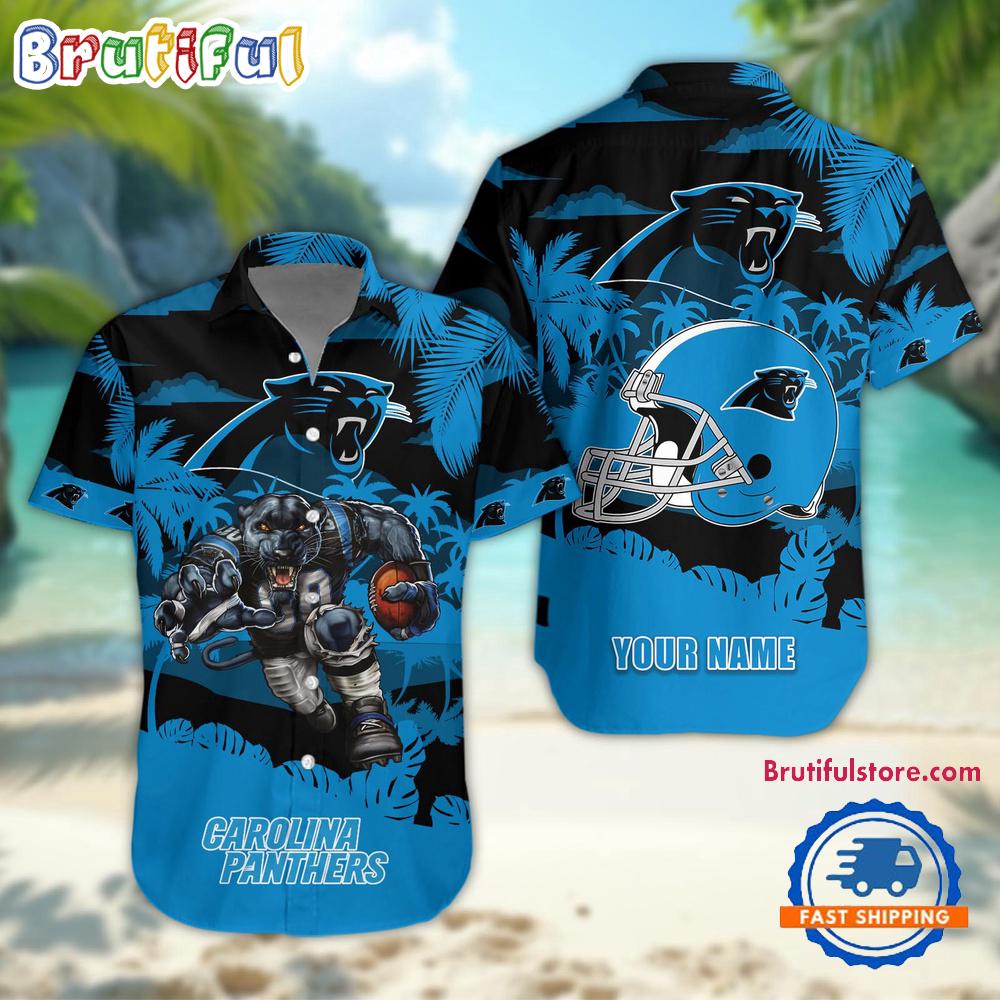 NFL Carolina Panthers Football Mascot Summer Hawaiian Shirt