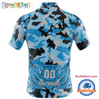NFL Carolina Panthers Football Team Colorful Camo Cycling Jersey