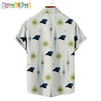 NFL Carolina Panthers Football Team Logo Funny Aloha Hawaiian Shirt