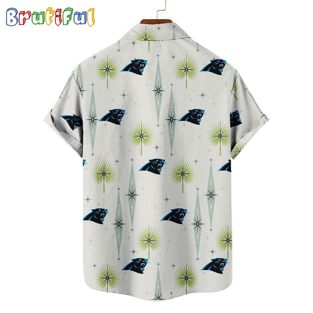 NFL Carolina Panthers Football Team Logo Funny Aloha Hawaiian Shirt
