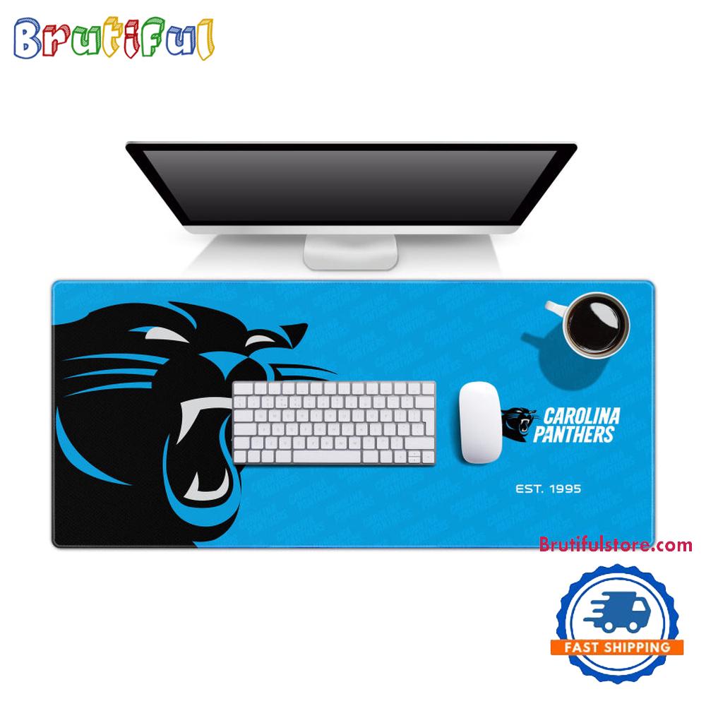 NFL Carolina Panthers Mouse Mats, Football Logo Series Desk Mouse Pad