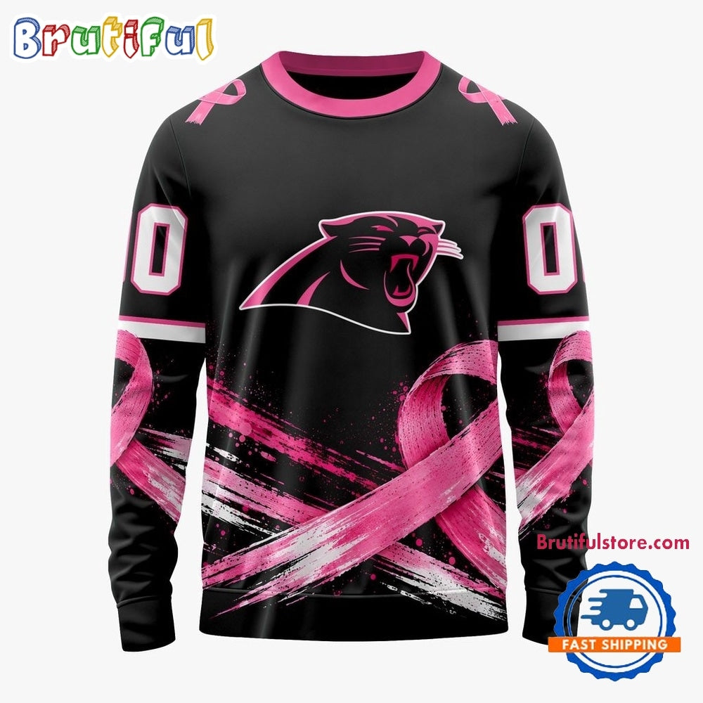 NFL Carolina Panthers Personalized Pink Fights Breast Cancer 2026 Design Hoodie, TShirt, Sweatshirt