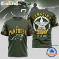 NFL Carolina Panthers US Army 250th Birthday Celebration 3D Shirt