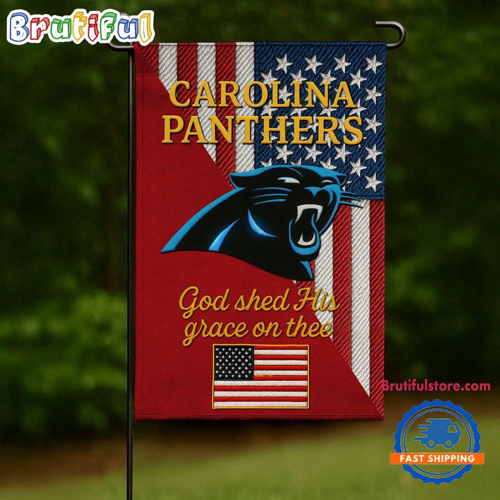 NFL Carolina Panthers USA Team Independence Day Flag, Football Team 4th Of July Flags