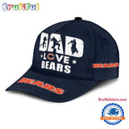 NFL Chicago Bears Dad Love Best Father’s Day Baseball Cap