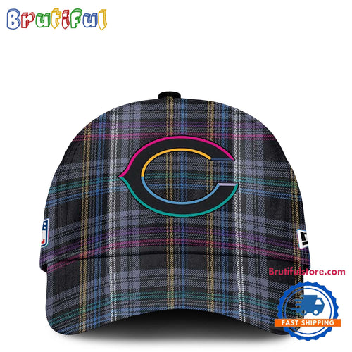 NFL Chicago Bears Football Crucial Catch Intercept Cancer Design New Cap Hats