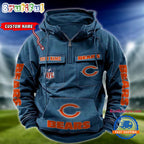 NFL Chicago Bears Football Team Custom Name Cargo Hoodie