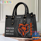 NFL Chicago Bears Forever Not Just When We Win Women’s Leather Hand Bag