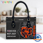 NFL Chicago Bears Forever Not Just When We Win Women’s Leather Hand Bag