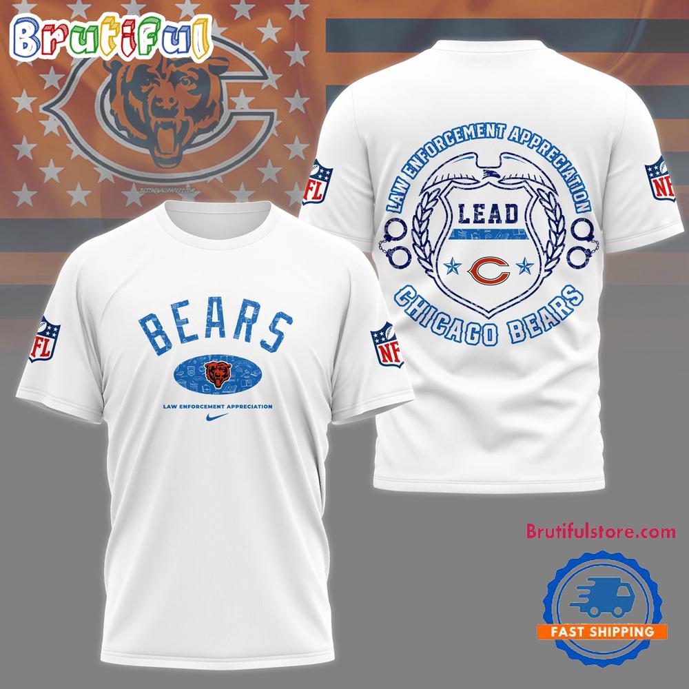 NFL Chicago Bears Law Appreciation Month 3D Shirt