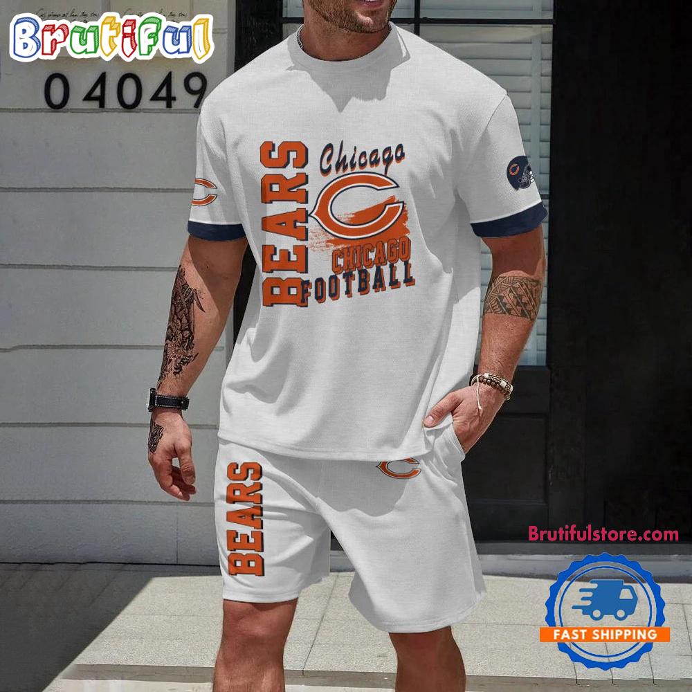 NFL Chicago Bears New Collection T Shirt And Shorts Set