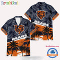 NFL Chicago Bears Palm Tree Tropical Trendy Football Hawaiian Shirt