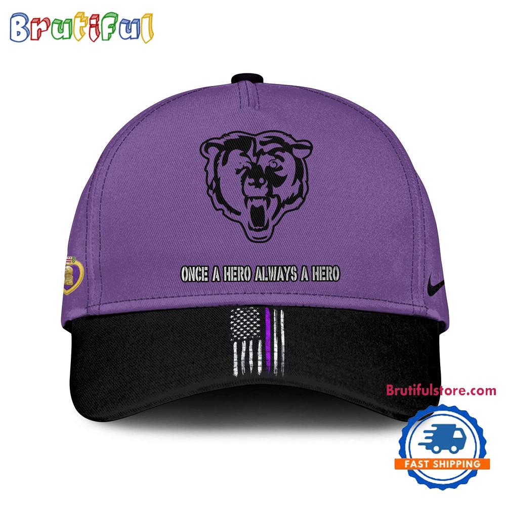 NFL Chicago Bears Purple Heart Day Limited Edition Baseball Cap