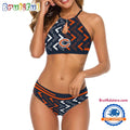 NFL Chicago Bears Sport Trendy Summer Beach Women’s Cami 2 Piece Bikini