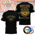 NFL Chicago Bears US Army Military Police Veteran 3D Shirt