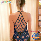 NFL Chicago Bears USA Independence Day Women’s Criss Cross Tank Top