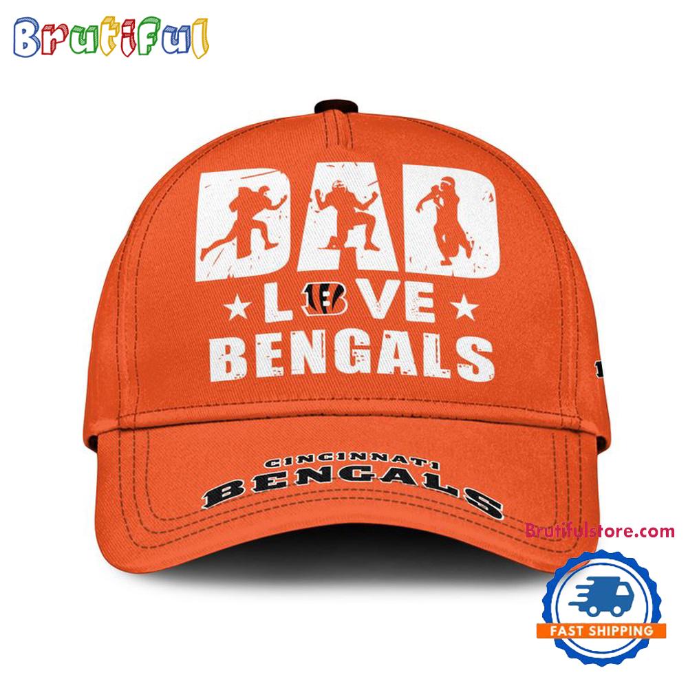NFL Cincinnati Bengals Dad Love Best Father’s Day Baseball Cap