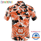 NFL Cincinnati Bengals Football Team Colorful Camo Cycling Jersey