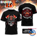 NFL Cincinnati Bengals Football Team Fire Fighter Unisex 3D Shirt