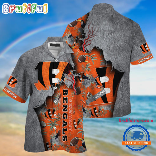 NFL Cincinnati Bengals Football Team Summer God Hawaii Shirt