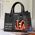 NFL Cincinnati Bengals Forever Not Just When We Win Women’s Leather Hand Bag