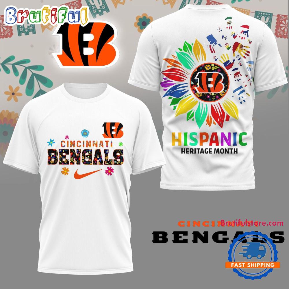 NFL Cincinnati Bengals Hispanic Heritage Month Unisex 3D Shirt