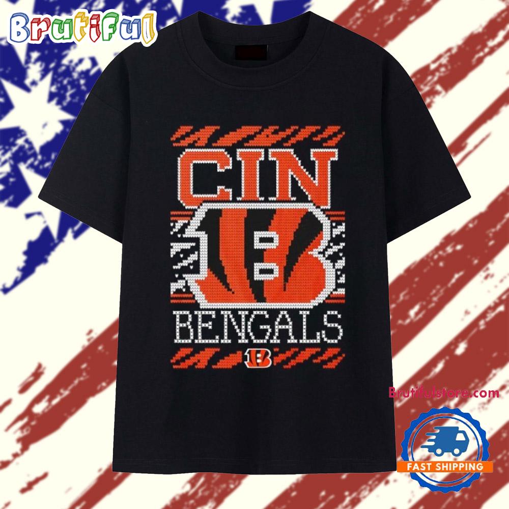 NFL Cincinnati Bengals Holiday Ugly Christmas T Shirt