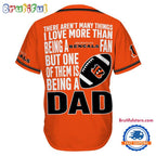 NFL Cincinnati Bengals I Love Being A Dad Father’s Day Baseball Jersey