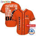 NFL Cincinnati Bengals I Love Being A Dad Father’s Day Baseball Jersey