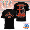 NFL Cincinnati Bengals Jesus In My Veins In My Heart All Over Print Shirt