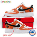 NFL Cincinnati Bengals Limited Edition Personalized Air Force 1 Shoes Sneaker