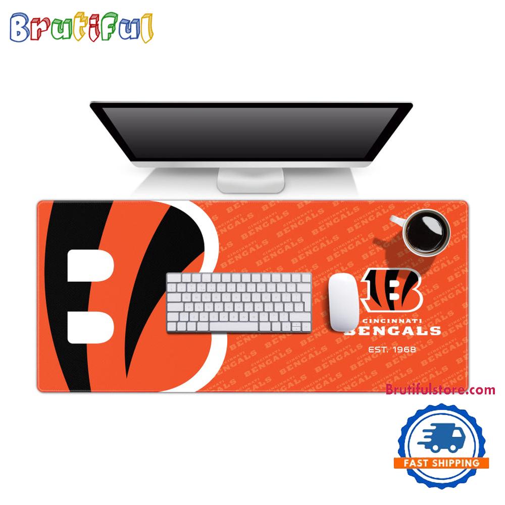 NFL Cincinnati Bengals Mouse Mats, Football Logo Series Desk Mouse Pad