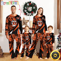 NFL Cincinnati Bengals Pajamas Flower For Family Custom Name Pajamas