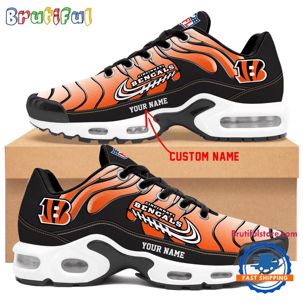 NFL Cincinnati Bengals Personalized Limited Edition Air Max Plus Shoes Sneaker