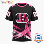 NFL Cincinnati Bengals Personalized Pink Fights Breast Cancer 2026 Design Hoodie, TShirt, Sweatshirt