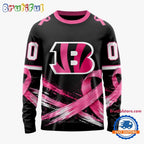 NFL Cincinnati Bengals Personalized Pink Fights Breast Cancer 2026 Design Hoodie, TShirt, Sweatshirt